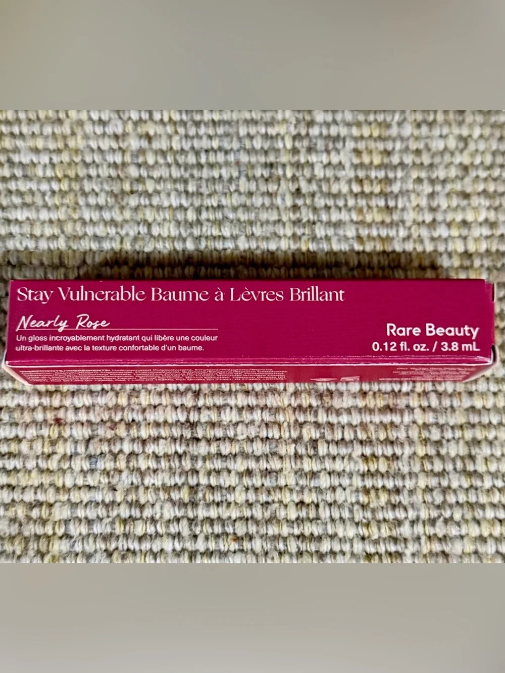 Rare Beauty Stay Vulnerable Glossy Lip Balm – Nearly Rose | NEW
